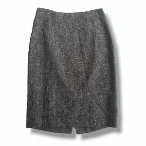 Banana Republic Skirt Women's 6 Wool Blend Pencil Back Slit Zip Knee Length